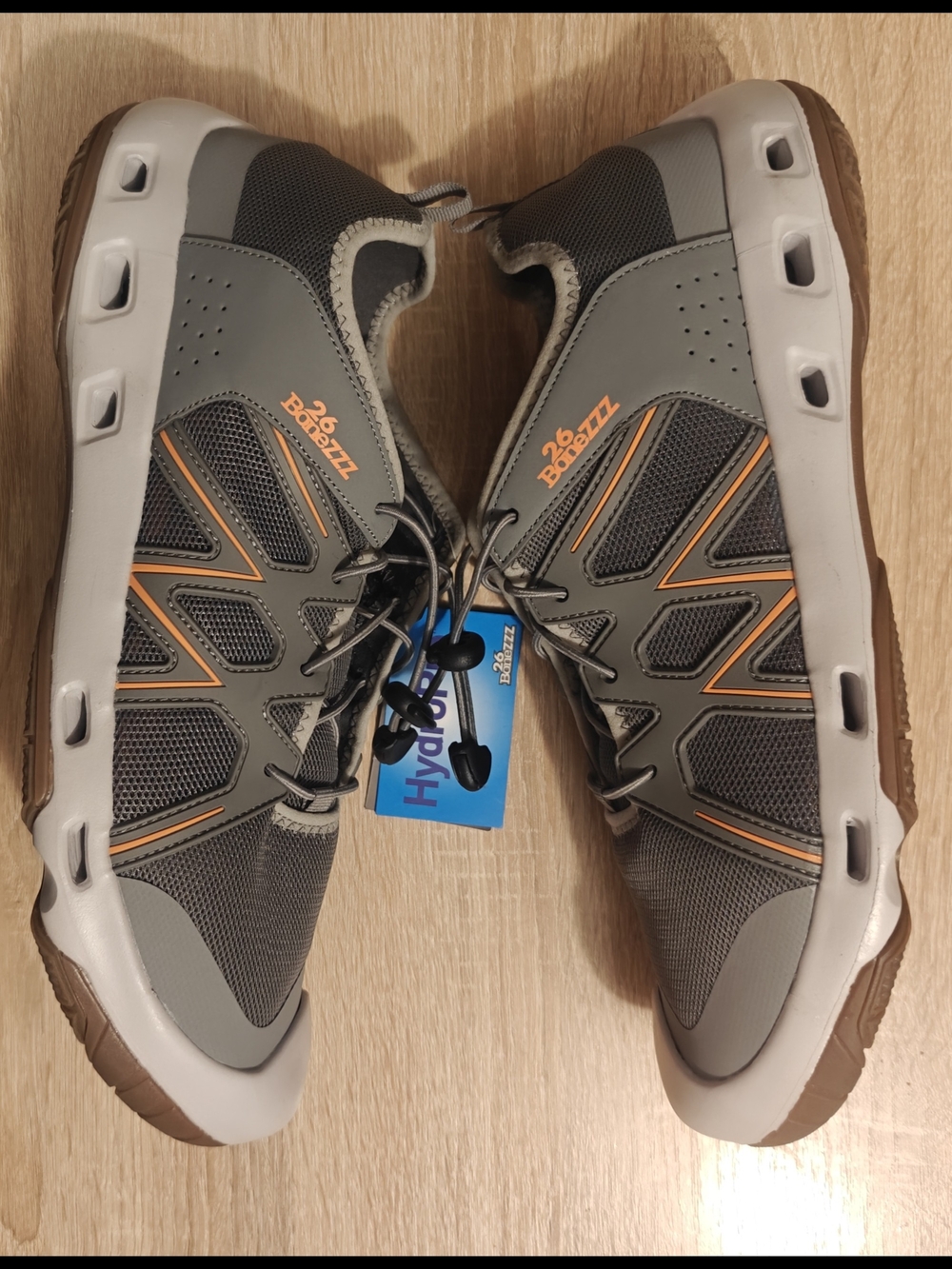 Flozzz HydroPro Water Shoes Men's  Black Aqua Beach Swim Shoes